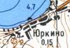 Topographic map of Yurkyne