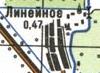 Topographic map of Liniyne