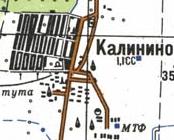 Topographic map of Kalinine