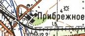 Топографічна карта Прибережного