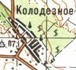 Topographic map of Kolodyazne