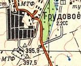 Topographic map of Trudove