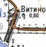 Topographic map of Vityne