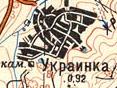 Топографічна карта Українка