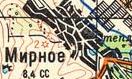Топографічна карта Мирного
