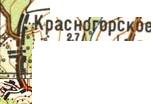 Топографічна карта Красногірського