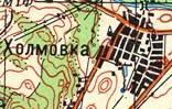 Топографічна карта Холмівки