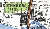 Топографічна карта Охотникового