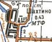 Топографічна карта Шахтиного