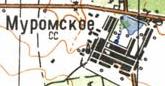 Topographic map of Muromske