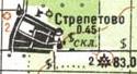 Topographic map of Strepetove