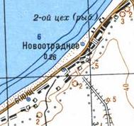 Топографічна карта Нововідрадного