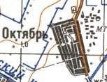 Топографічна карта Октябра