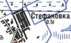 Topographic map of Stefanivka