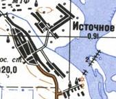 Топографічна карта Істочного