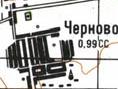 Topographic map of Chernove