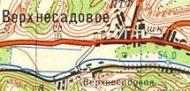 Topographic map of Verkhnosadove