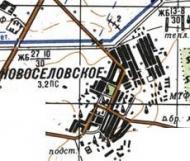 Топографічна карта Новоселівського