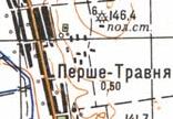 Топографічна карта Першого Травньої