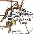 Топографическая карта Лубянки