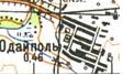 Топографическая карта Одайполя