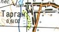 Топографічна карта Таргана