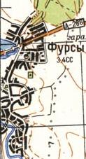 Топографічна карта Фурсів