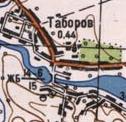 Топографическая карта Таборова