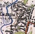 Топографічна карта Сидір