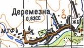 Топографічна карта Деремезної