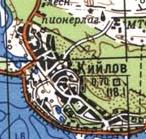 Топографічна карта Кийлова