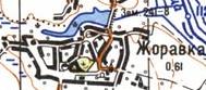 Топографічна карта Жоравки