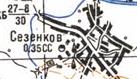Топографічна карта Сезенкового