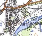 Топографічна карта Хотянівки