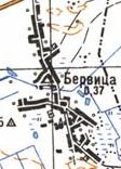 Топографічна карта Бервиці