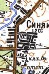 Топографическая карта Синяка