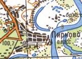 Топографічна карта Пірнового