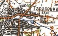 Топографическая карта Тарасовки