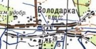 Топографическая карта Володарки