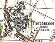 Топографічна карта Петрівського