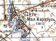 Топографічна карта Малої Каратулі