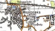Топографічна карта Морозівки