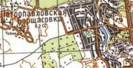 Топографическая карта Петропавловской Борщаговка