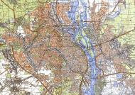 Топографічна карта Києва