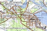 Топографічна карта Прип'яті