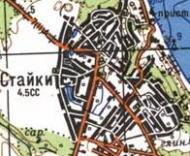 Топографічна карта Стайок