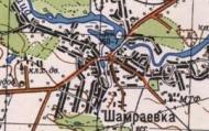 Топографическая карта Шамраевки