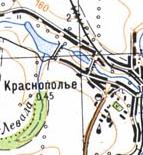 Топографічна карта Краснопілля