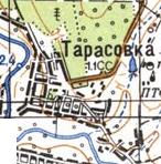 Топографічна карта Тарасівки
