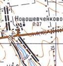 Топографічна карта Новошевченкового